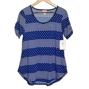 NWT XS Tunic top with elastic sleeve. LuLaRoe Morgan